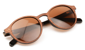 Erie - Layered Wood Sunglasses