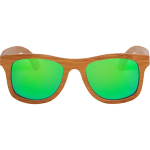 Lakers - Natural/Green Wood Sunglasses